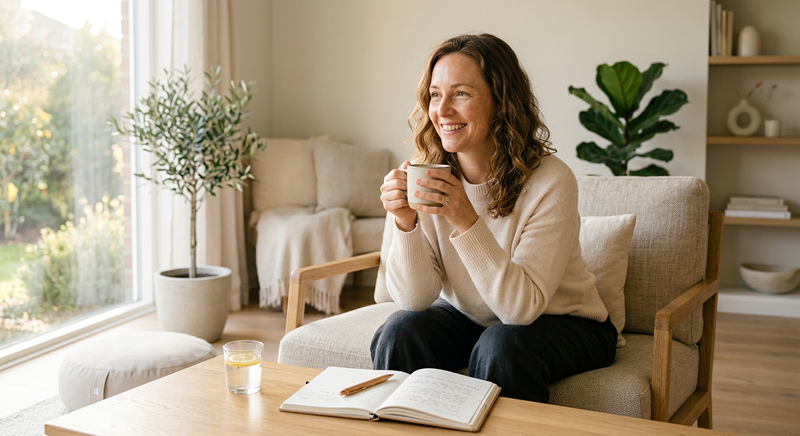 Gradual, consistent wellness building over weeks
