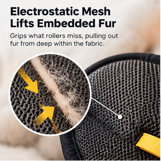 FurrySwipe - Pet Hair Remover Gloves
