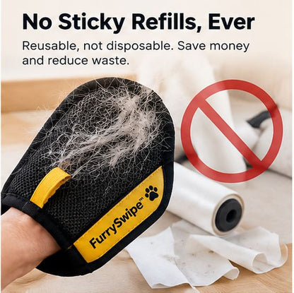 FurrySwipe - Pet Hair Remover Gloves