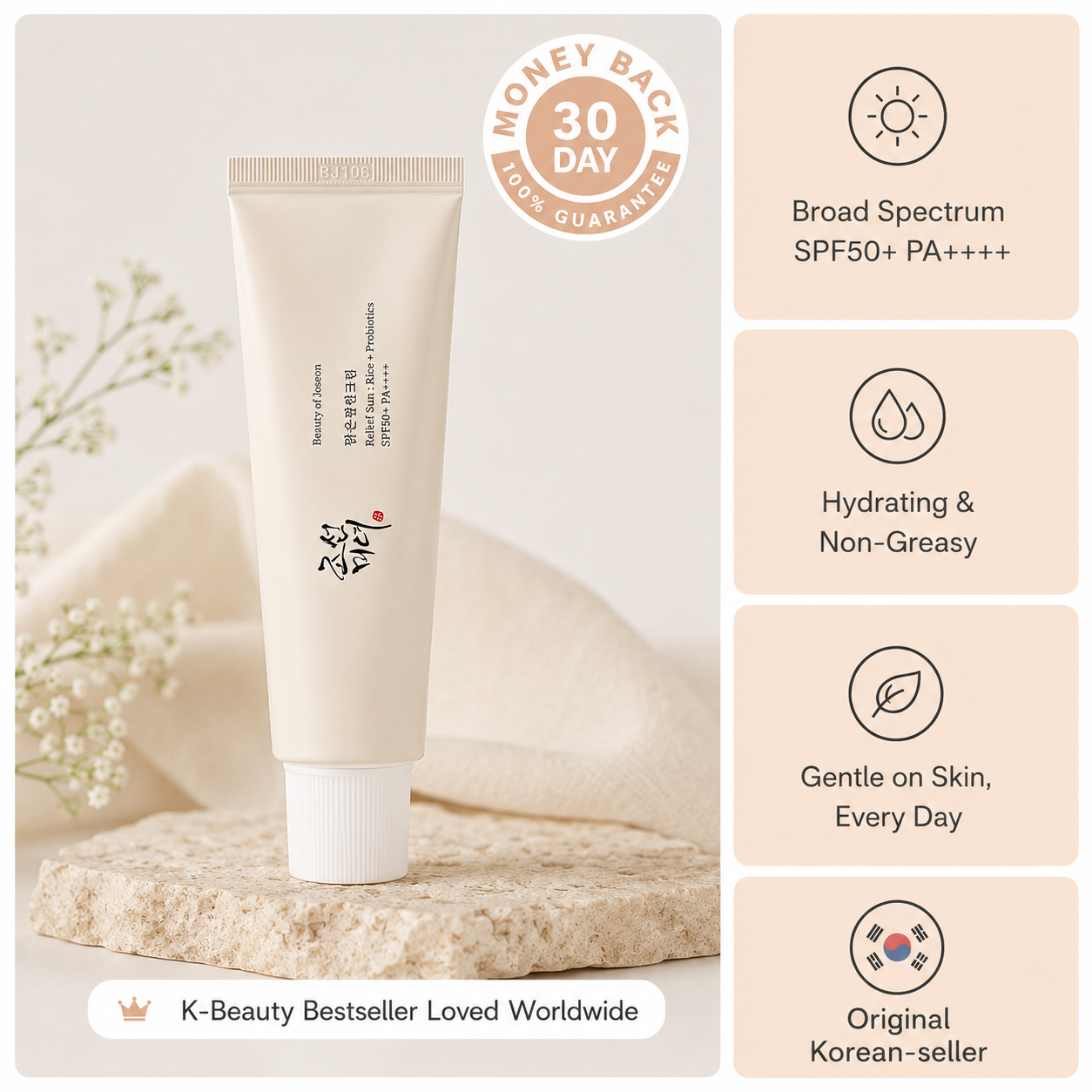Beauty of Joseon SPF50+ Sunscreen