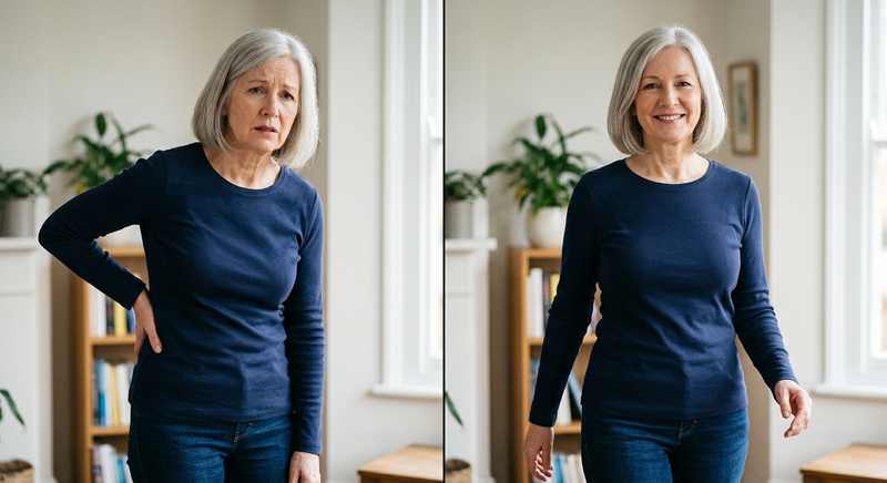 Margaret P. before and after
